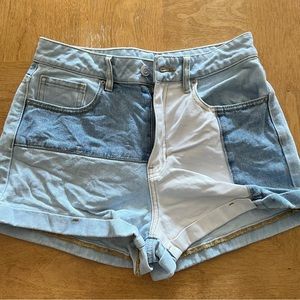 PacSun Color Block Mom Shorts